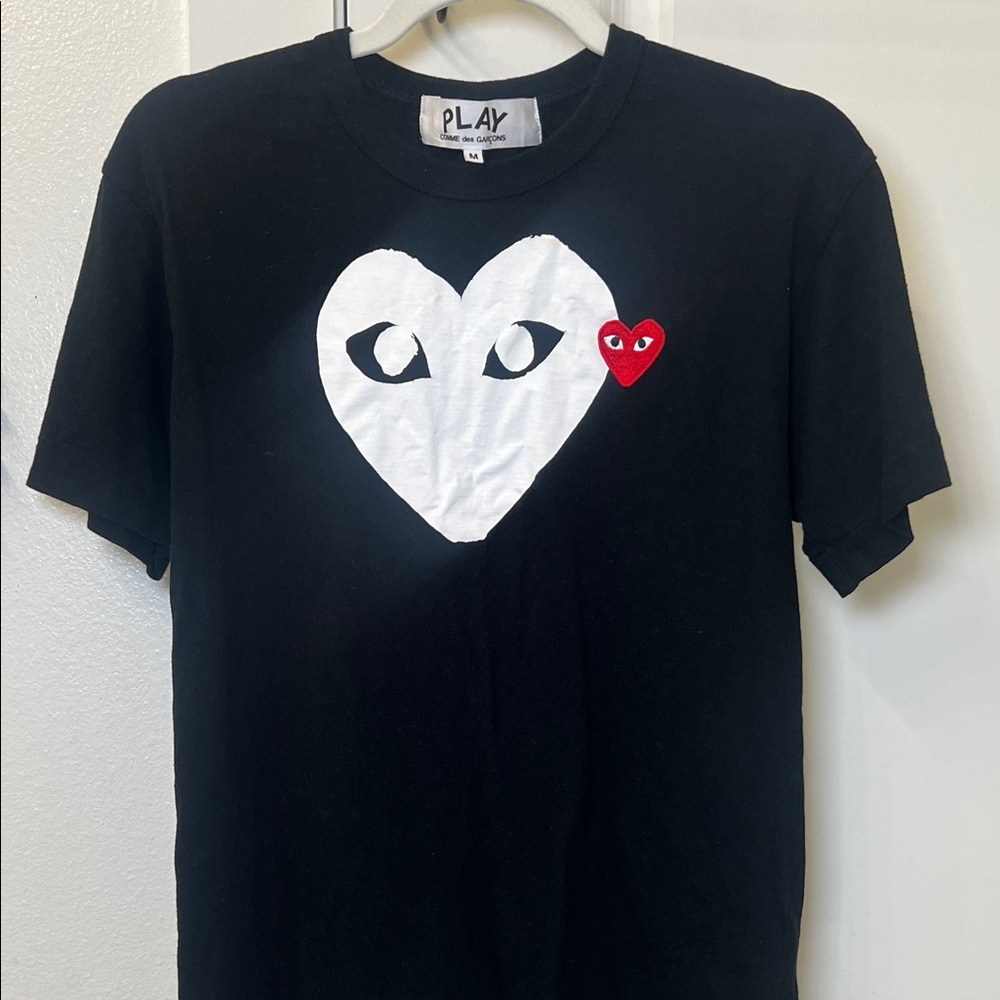 Comme des Garcons Heart Graphic T-Shirt